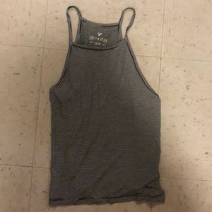 striped american eagle tank top
